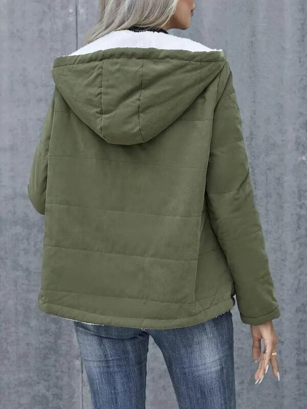 43d1555b-ffa4-4053-8040-1bdf164a76e0.jpg Fleece-lined Hooded Coat Winter Preppy Style Long Sleeve Jacket Warm Pockets Cotton Coat Women's Clothing