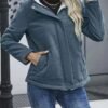 678c51af-818c-46a2-9c21-ef09851f50d9.jpg Fleece-lined Hooded Coat Winter Preppy Style Long Sleeve Jacket Warm Pockets Cotton Coat Women's Clothing