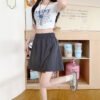 549601973 Workwear Casual Short Skirt Women's Summer New Arrival Versatile High Waist Slimming A-Line Five-Point Skirt