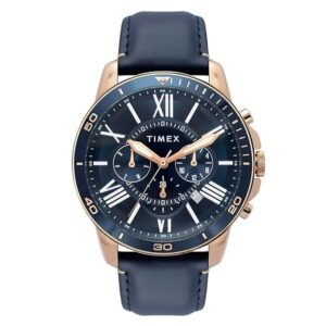 11 TIMEX Analog Watch for Man with Round Dial & Water Resistant Men's Wrist Watches