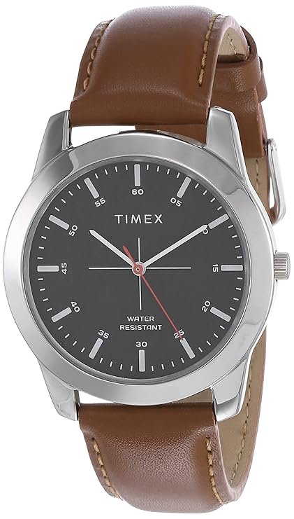 TIMEX Classics Analog Watch for Men with Round Dial & Water Resistant Man's Wrist Watches