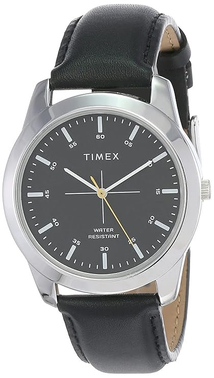 TIMEX Classics Analog Watch for Men with Round Dial & Water Resistant Man's Wrist Watches
