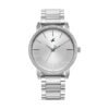 Fastrack Stunners Quartz Analog Silver Dial Silver Metal Strap Watch for Guys - NT3291SM02​
