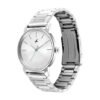 Fastrack Stunners Quartz Analog Silver Dial Silver Metal Strap Watch for Guys - NT3291SM02​