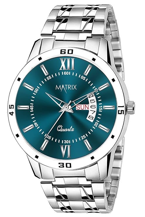 Matrix Antique 2.0 Day & Date Softest Silicone Strap Analog Watch for Men & Boys