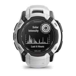 a333 Garmin Instinct 2X Solar, Large Rugged GPS Smartwatch, Built-in Sports Apps and Health Monitoring, Solar Charging and Ultratough Design Features, Graphite