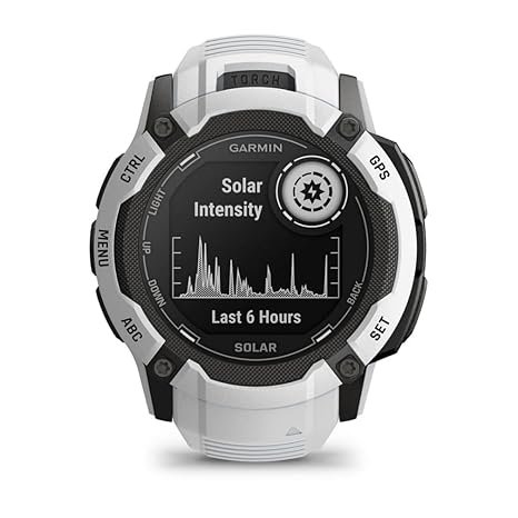 Garmin Instinct 2X Solar, Large Rugged GPS Smartwatch, Built-in Sports Apps and Health Monitoring, Solar Charging and Ultratough Design Features, Graphite