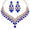 b Shining Diva Fashion Latest Stylish Design Fancy Wedding Party Crystal Diamonds Necklace Jewellery Set for Women