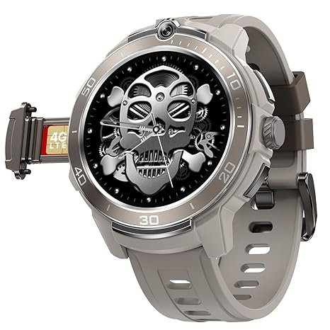 Fire-Boltt Clickk 54.1mm (2.12 inch) AMOLED Display, Front Camera, Nano SIM Slot, 1000mAh Smartwatch