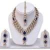 Shining Diva Latest Stylish 18k Gold Plated Traditional Kundan Necklace Jewellery Set for Women
