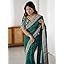 Satrani Women's Georgette Bandhani Printed Festive Saree with Unstitched Blouse Piece