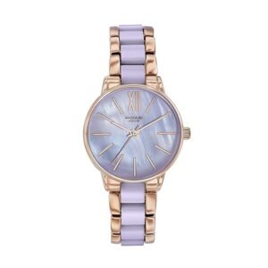 Sonata Poze Analog Quartz Purple Dial Watch for Women